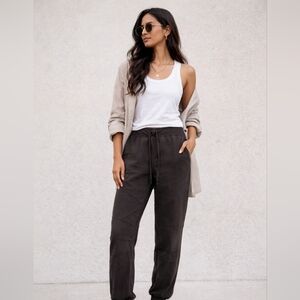 Sandwich_/ Off Black Slim Fit Pants/ Cotton Blend/ Size US L